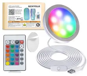Remote Control RGB LED Lamp Kit for Bambu Lab LED Light Kit & MH001 Projects,5V USB Powered,16-Colors with Power Failure Memory, 3D Printer light Projects for MakerWorld DIY Community (1-Pack) Remote Control RGB LED Lamp Kit for Bambu Lab LED Light Kit & MH001 Projects,5V USB Powered,16-Colors with Power Failure Memory, 3D Printer light Projects for MakerWorld DIY Community (1-Pack)