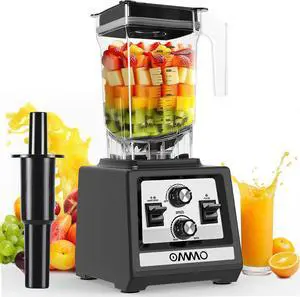 Blender for Smoothies: 1800W Peak Blenders for Kitchen, 68oz BPA-Free Pitcher, Timer & Speed Control, 6 Stainless Steel Blades, Dishwasher Safe Blender for Ice Crush/Smoothies/Frozen Drinks/Black Blender for Smoothies: 1800W Peak Blenders for Kitchen, 68oz BPA-Free Pitcher, Timer & Speed Control, 6 Stainless Steel Blades, Dishwasher Safe Blender for Ice Crush/Smoothies/Frozen Drinks/Black