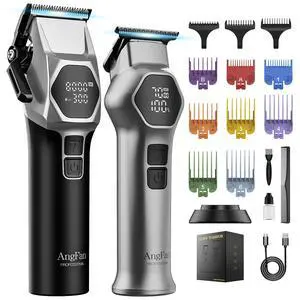Hair Clippers for Men 8000RPM Brushless Motor 440C Steel Blades Hair Clippers for Men 8000RPM Brushless Motor 440C Steel Blades