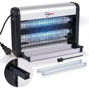 Advanced 2-in-1 Indoor Bug Zapper, Powerful 3500V Flying Insect Zapper, Built-in Bait Tray, Uses 2-in-1 Methods to Attract & Zap Fruit Flies, Mosquitoes, Flies, Gnats, Moths, & More. - 2 Free Bulbs Advanced 2-in-1 Indoor Bug Zapper, Powerful 3500V Flying Insect Zapper, Built-in Bait Tray, Uses 2-in-1 Methods to Attract & Zap Fruit Flies, Mosquitoes, Flies, Gnats, Moths, & More. - 2 Free Bulbs