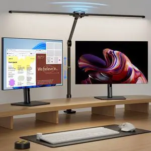 Desk Lamps for Home Office, Sensor Switch Dual Lamp Head Desk Lamps for Home Office, Sensor Switch Dual Lamp Head