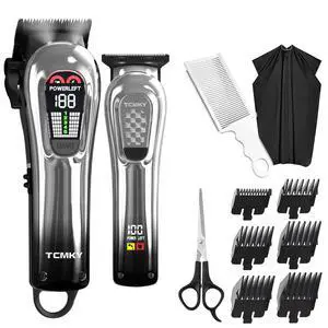 Hair Clippers for Men, Professional Clippers and Trimmers Set, Cordless Clippers for Hair Cutting, Beard Trimmer, Barber Clippers, Rechargeable Electric Shaver Hair Clippers for Men, Professional Clippers and Trimmers Set, Cordless Clippers for Hair Cutting, Beard Trimmer, Barber Clippers, Rechargeable Electric Shaver