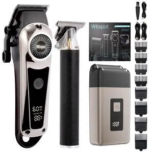 3in1 Hair Clippers Set for Men,Hair Clipper Trimmer with LED Display,Professional Cordless Hair Clipper Shaver Beard Trimmer, Hair Cutting Machine,Fathers Day Gift for Dad Men Husband 3in1 Hair Clippers Set for Men,Hair Clipper Trimmer with LED Display,Professional Cordless Hair Clipper Shaver Beard Trimmer, Hair Cutting Machine,Fathers Day Gift for Dad Men Husband