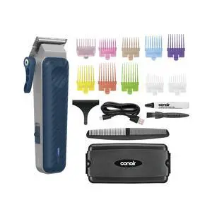 Rechargeable Hair Clippers Kit, Color-Coded Guide Combs, 17 Pieces Rechargeable Hair Clippers Kit, Color-Coded Guide Combs, 17 Pieces