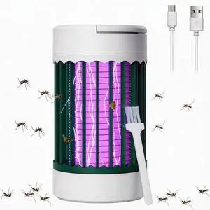 Bug Zapper Outdoor and Indoor-Portable Electric Mosquitoes and Flying Insect Trap Light | High Powered Wireless Killer Lamp | Must Haves for Kitchen, Camping, Room, Home Rechargeable Indoor Bug Zapper Outdoor and Indoor-Portable Electric Mosquitoes and Flying Insect Trap Light | High Powered Wireless Killer Lamp | Must Haves for Kitchen, Camping, Room, Home Rechargeable Indoor