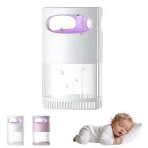 UV Mosquito Killer Lamp Quiet, USB, Chemical-Free for Indoor & Outdoor Camping, Bedroom, Patio, Kitchen (White) UV Mosquito Killer Lamp Quiet, USB, Chemical-Free for Indoor & Outdoor Camping, Bedroom, Patio, Kitchen (White)