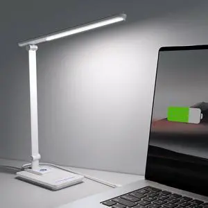 Desk Lamp for Home Office, Eye-Care Desk Light with Touch Control, 5 Color & Stepless Dimming, 360° Rotatable, Reading Lamp for Table Study Work Office Nail Craft Puzzle(with Adapter) Desk Lamp for Home Office, Eye-Care Desk Light with Touch Control, 5 Color & Stepless Dimming, 360° Rotatable, Reading Lamp for Table Study Work Office Nail Craft Puzzle(with Adapter)