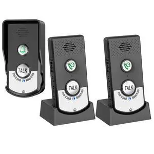 2 Way Wireless Doorbell Intercom Indoor Outdoor, 3280ft Long Range Door Intercoms System for Home with Waterproof Cover Rechargeable Battery 38 Ringtones 3 Adjustable Volume 3 Pack 2 Way Wireless Doorbell Intercom Indoor Outdoor, 3280ft Long Range Door Intercoms System for Home with Waterproof Cover Rechargeable Battery 38 Ringtones 3 Adjustable Volume 3 Pack