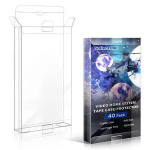 VHS Tapes Protector - Premium VHS Cassette Tape Storage & Protector, Durable VHS Protectors for Home & Kitchen Media Storage 40 Packs VHS Tapes Protector - Premium VHS Cassette Tape Storage & Protector, Durable VHS Protectors for Home & Kitchen Media Storage 40 Packs