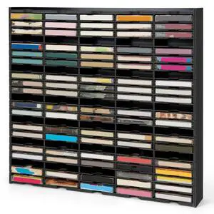 115-Slot Cassette Tape Storage Organizer Rack, Wall Mount Cassette Tape Holder, Audio Cassettes Display Shelf, Ideal Gift for Cassette Collectors 115-Slot Cassette Tape Storage Organizer Rack, Wall Mount Cassette Tape Holder, Audio Cassettes Display Shelf, Ideal Gift for Cassette Collectors