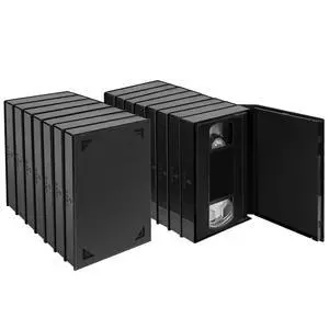 15 Pack VHS Album Case, Black VHS Tape Protector Case, VHS Cassette Storage Box with Full Window Cover 15 Pack VHS Album Case, Black VHS Tape Protector Case, VHS Cassette Storage Box with Full Window Cover