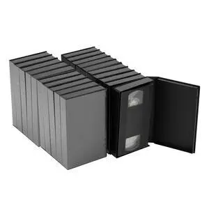 20 Pack VHS Tape Protector Case Standard Black VHS Cases 20 Pack VHS Tape Protector Case Standard Black VHS Cases
