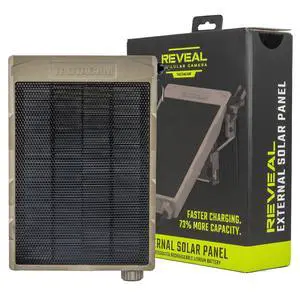 Reveal Solar Panel, Built-in Battery for X2.0, X3.0 Trail Cameras Reveal Solar Panel, Built-in Battery for X2.0, X3.0 Trail Cameras