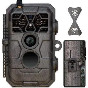Trail Camera P80 Pro, WiFi Bluetooth (Non Cellular), Super-Low-Light Sensitivity, 110° View Angle, 48MP 1296p Game Camera, No Glow Night Vision, Motion Activated, Waterproof Trail Camera P80 Pro, WiFi Bluetooth (Non Cellular), Super-Low-Light Sensitivity, 110° View Angle, 48MP 1296p Game Camera, No Glow Night Vision, Motion Activated, Waterproof