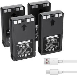 4 Pack LIT-22 7000mAh Rechargeable Battery for SPYPOINT Trail Cameras 4 Pack LIT-22 7000mAh Rechargeable Battery for SPYPOINT Trail Cameras