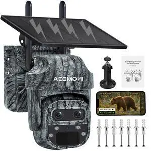 Trail Camera, 4G Cellular Hunting Solar Cameras Wireless Outdoor Trail Camera, 4G Cellular Hunting Solar Cameras Wireless Outdoor