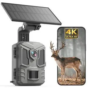 Solar Trail Camera, 4K/64MP Clear Night Vision for Game & Outdoor Solar Trail Camera, 4K/64MP Clear Night Vision for Game & Outdoor