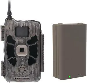 Deceptor No Glo Outdoor Hunting Cellular Trail Camera 80ft Detection & IR Range 40MP Photo 1440P HD Video Capture with FieldMax Lithium Rechargeable Battery Cartridge - Dual Network Deceptor No Glo Outdoor Hunting Cellular Trail Camera 80ft Detection & IR Range 40MP Photo 1440P HD Video Capture with FieldMax Lithium Rechargeable Battery Cartridge - Dual Network