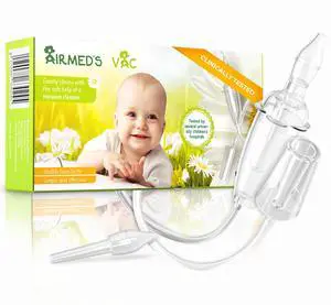 Airmed's Vac Nasal Aspirator Baby. Clinically tested, safe and gentle Airmed's Vac Nasal Aspirator Baby. Clinically tested, safe and gentle