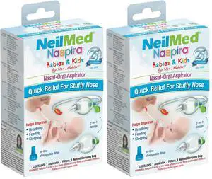 Naspira Nasal-Oral Aspirator (Pack of 2) Naspira Nasal-Oral Aspirator (Pack of 2)