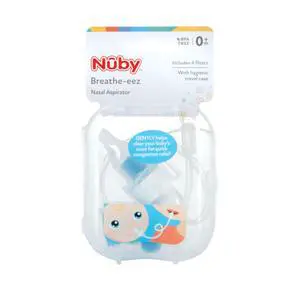 Breathe-EEZ Infant Nasal Aspirator with Travel Case, 5" Breathe-EEZ Infant Nasal Aspirator with Travel Case, 5"