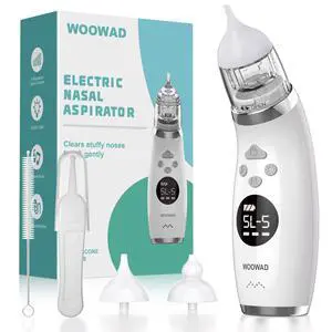 Snot Sucker for Baby, Nasal Aspirator for Baby Electric Nose Sucker for Baby with 5 Modes, Anti-Leak, Low Noise, 3 Soft Tips, Lights & Lullabies, IPX6- Baby Nose Sucker for Newborns & Toddlers Snot Sucker for Baby, Nasal Aspirator for Baby Electric Nose Sucker for Baby with 5 Modes, Anti-Leak, Low Noise, 3 Soft Tips, Lights & Lullabies, IPX6- Baby Nose Sucker for Newborns & Toddlers