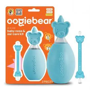 BearPair FSA/HSA Eligible Silicone Bulb Baby Nasal Aspirator and Ear & Nose Syringe, Safely Sucks Snot and Removes Mucus, Cleanable and Reusable, Blue BearPair FSA/HSA Eligible Silicone Bulb Baby Nasal Aspirator and Ear & Nose Syringe, Safely Sucks Snot and Removes Mucus, Cleanable and Reusable, Blue