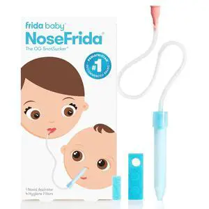 Baby NoseFrida SnotSucker for Baby, Nasal Aspirator for Baby, Nose Sucker Baby Nasal Aspirator & 4 Hygiene Filters to Help Baby Breathe Easy Baby NoseFrida SnotSucker for Baby, Nasal Aspirator for Baby, Nose Sucker Baby Nasal Aspirator & 4 Hygiene Filters to Help Baby Breathe Easy
