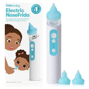 Baby Electric NoseFrida Nasal Aspirator for Baby, Nose Sucker for Baby & Toddler, Upgraded Nasal Aspirator for Congestion + Allergy Relief with 3 Suction Levels, 2 Silicone Tips, USB Baby Electric NoseFrida Nasal Aspirator for Baby, Nose Sucker for Baby & Toddler, Upgraded Nasal Aspirator for Congestion + Allergy Relief with 3 Suction Levels, 2 Silicone Tips, USB