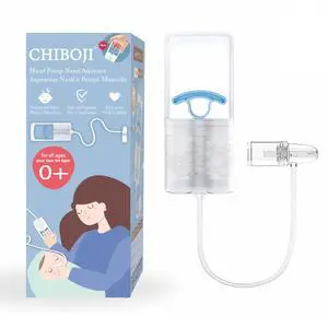 Baby Nasal Aspirator Powerful Hand Pump Nose Sucker | Booger Sucker with Rounded Non-Invasive Nozzle | Quiet and Strong Suction Nose Cleaner for Infants and Toddlers, Made in Taiwan Baby Nasal Aspirator Powerful Hand Pump Nose Sucker | Booger Sucker with Rounded Non-Invasive Nozzle | Quiet and Strong Suction Nose Cleaner for Infants and Toddlers, Made in Taiwan
