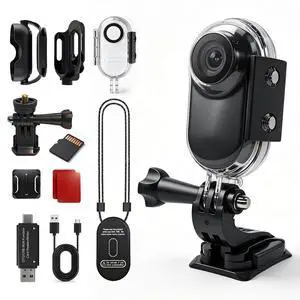 Mini Body Camera with Audio and Video Recording for Snorkeling(Black) Mini Body Camera with Audio and Video Recording for Snorkeling(Black)