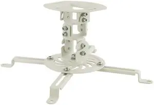 Low Profile Projector Ceiling Mount, 30 lbs, White Low Profile Projector Ceiling Mount, 30 lbs, White