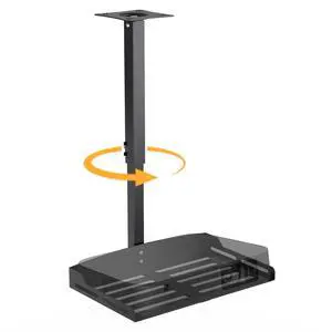 Projector Ceiling Mount with Tray, 360° Rotation - Black Projector Ceiling Mount with Tray, 360° Rotation - Black