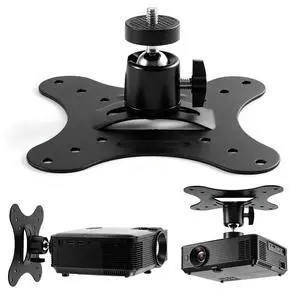 Projector Ceiling Mount Universal Mini Ceiling Wall Projector, 1/4" Screw, Adjustable Bracket Compatible with Mini Projectors, Camera, 2.36",Max 8.8 Lbs Projector Ceiling Mount Universal Mini Ceiling Wall Projector, 1/4" Screw, Adjustable Bracket Compatible with Mini Projectors, Camera, 2.36",Max 8.8 Lbs