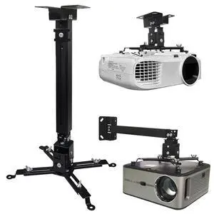 Projector Mount,Ceiling Wall Mount, Universal Projector Mount with 25.5-inch Expansion Arm, Height Adjustable,Suitable for Home and Office Projectors(Black) Projector Mount,Ceiling Wall Mount, Universal Projector Mount with 25.5-inch Expansion Arm, Height Adjustable,Suitable for Home and Office Projectors(Black)