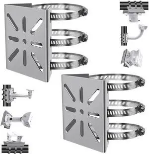 2pcs Universal Wall Mounting Bracket with 6 Loops 2pcs Universal Wall Mounting Bracket with 6 Loops
