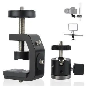 Super Clamp Mount with Mini Ball Head Mount, 30mm Super Clamp Mount with Mini Ball Head Mount, 30mm