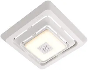 FG800SPK Bluetooth Speaker Bathroom Exhaust Grille Cover with LED Light, FG800SPK Bluetooth Speaker Bathroom Exhaust Grille Cover with LED Light,