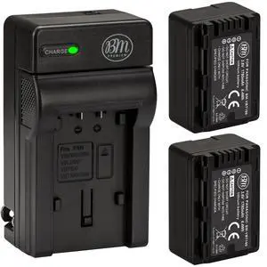 2-Pack of VW-VBT190 Batteries and Battery Charger for HC-V800K, HC-VX1K, HC-WXF1K, HCV520, HC-V550, HCV710, HCV720, HC-V750, HC-V770, HC-VX870, HC-VX981, HC-W580, HC-W850, HCWXF99 2-Pack of VW-VBT190 Batteries and Battery Charger for HC-V800K, HC-VX1K, HC-WXF1K, HCV520, HC-V550, HCV710, HCV720, HC-V750, HC-V770, HC-VX870, HC-VX981, HC-W580, HC-W850, HCWXF99