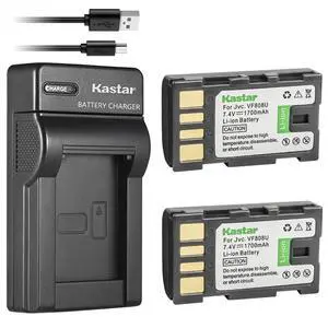 Battery (X2) & Slim USB Charger for JVC Everio GZ-MG130 148 150 155 175 255 275 575 GZ-HD7 GR-D745 746 750 760 770 771 775 790 796 MiniDV + More Battery (X2) & Slim USB Charger for JVC Everio GZ-MG130 148 150 155 175 255 275 575 GZ-HD7 GR-D745 746 750 760 770 771 775 790 796 MiniDV + More