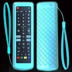 Case for LG TV Remote, Glow in The Dark Remote Cover for LG Remote Control for Smart TV, Battery Cover Replacement Sleeve Skin Blue Case for LG TV Remote, Glow in The Dark Remote Cover for LG Remote Control for Smart TV, Battery Cover Replacement Sleeve Skin Blue