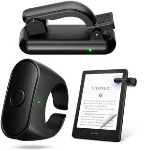 Kindle Page Turner Ring, Clip-On Clicker for Kindle & Camera Remote Kindle Page Turner Ring, Clip-On Clicker for Kindle & Camera Remote
