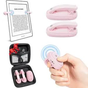 (2 Clips) Kindle Page Turner Remote Control,Finger Ring Rechargeable Pad Ereader Amazon Kindle Button Clicker,Kindle Scroller Paperwhite Scribe Oasis Android Tablets Reading Accessories Gifts (2 Clips) Kindle Page Turner Remote Control,Finger Ring Rechargeable Pad Ereader Amazon Kindle Button Clicker,Kindle Scroller Paperwhite Scribe Oasis Android Tablets Reading Accessories Gifts