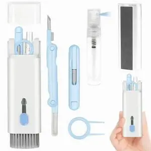 7-in-1 Keyboard Cleaner Earphones Cleaning Pen Keycap Puller Set Multifunctional Cleaning Kit For AirPods iPhone iMac MacBook 7-in-1 Keyboard Cleaner Earphones Cleaning Pen Keycap Puller Set Multifunctional Cleaning Kit For AirPods iPhone iMac MacBook