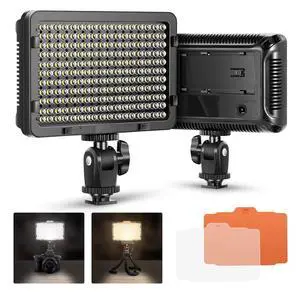 on Camera Video Light Photo Dimmable 176 LED Panel with 1/4" Thread for , Nikon, Sony and Other DSLR Cameras, 5600K (Battery Not Included) on Camera Video Light Photo Dimmable 176 LED Panel with 1/4" Thread for , Nikon, Sony and Other DSLR Cameras, 5600K (Battery Not Included)