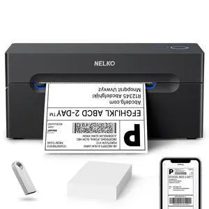 Bluetooth Thermal Shipping Label Printer, 4x6 Thermal Label Printer Bluetooth Thermal Shipping Label Printer, 4x6 Thermal Label Printer