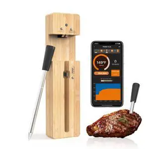 Bluetooth Wireless Meat Thermometer - Long Range & Fast Charge Bluetooth Wireless Meat Thermometer - Long Range & Fast Charge