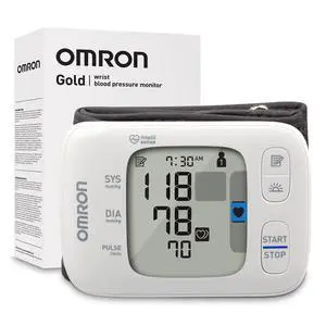 Gold Wireless Wrist Blood Pressure Monitor for Home Use Gold Wireless Wrist Blood Pressure Monitor for Home Use
