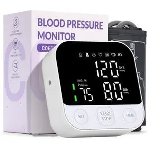 Blood Pressure Monitor Adjustable Arm Cuff Easy Operate with Storage Bag Blood Pressure Monitor Adjustable Arm Cuff Easy Operate with Storage Bag