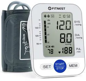 Blood Pressure Monitor, Automatic Digital Upper Arm BP Machine for Home Use Blood Pressure Monitor, Automatic Digital Upper Arm BP Machine for Home Use